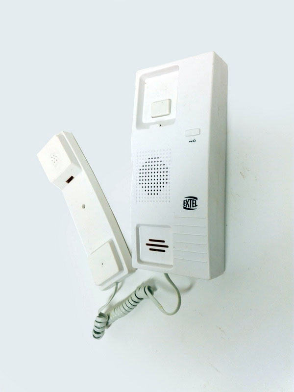 interfono extel plastico blanco 21x9x6 1u